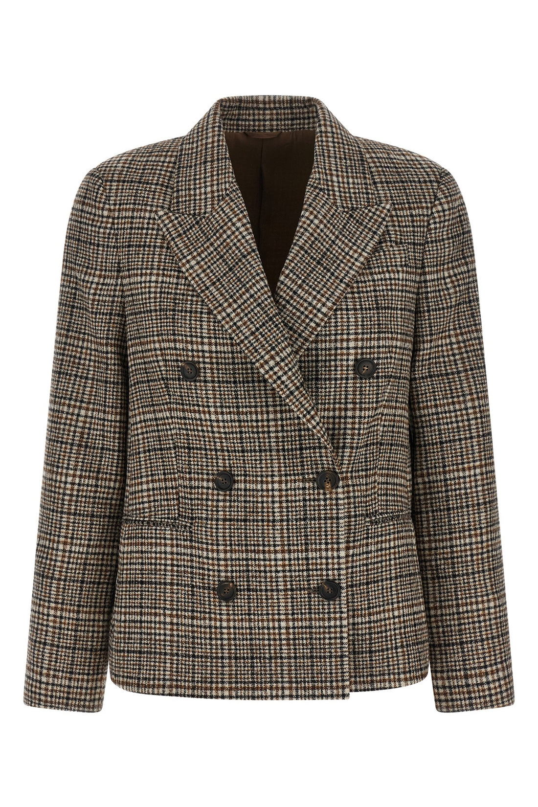 BRUNELLO CUCINELLI 38 double-breasted cashmere blend blazer