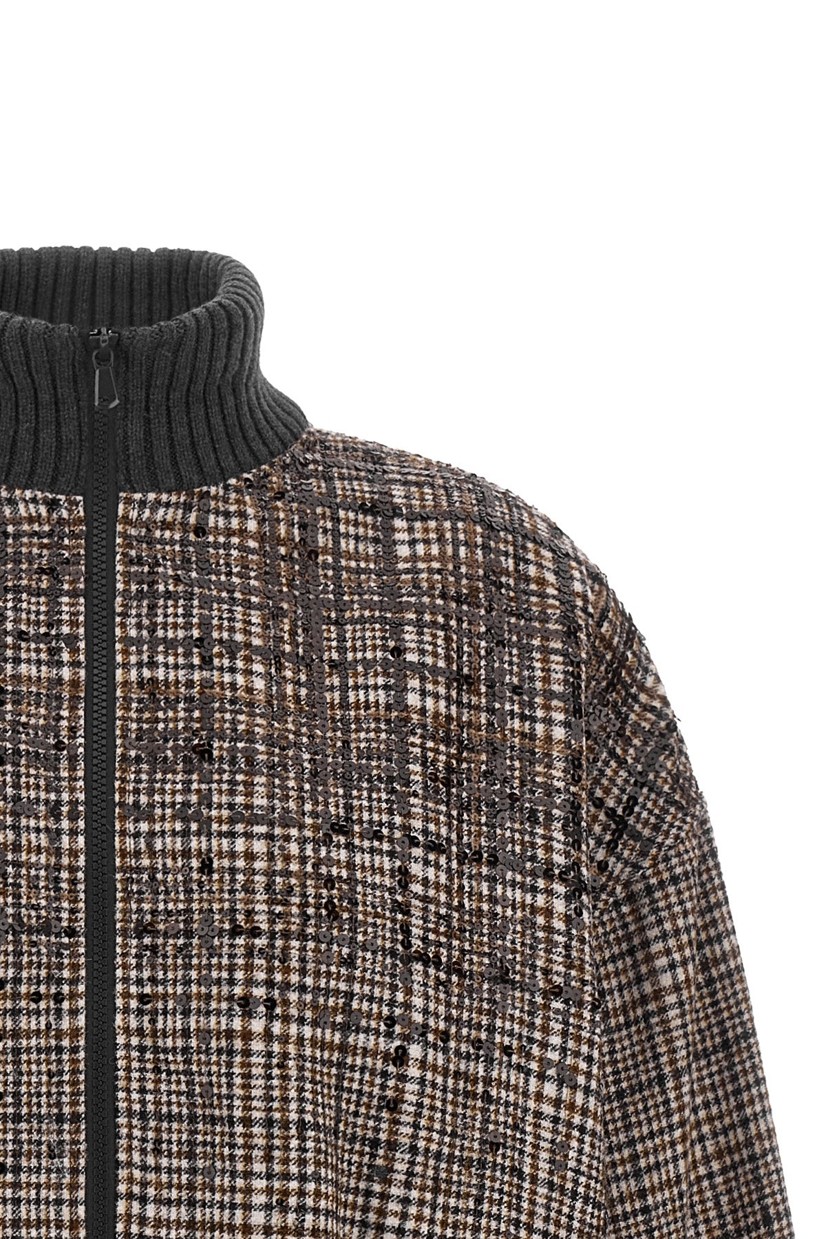 the brunello cucinelli bomber jacket reinterprets sporty volumes through a preci
