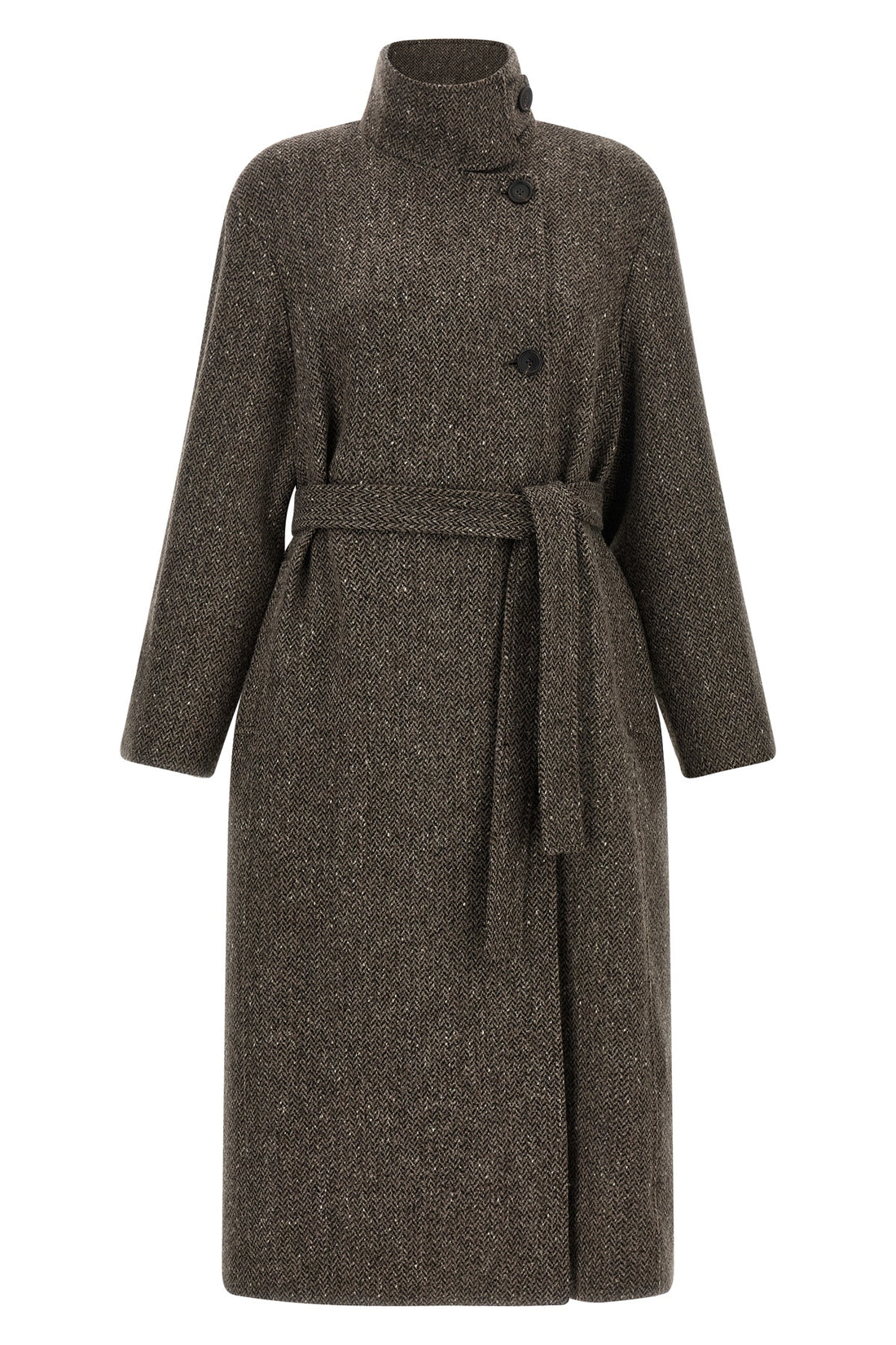 BRUNELLO CUCINELLI 36 the brunello cucinelli sparkling coat redefines the codes of winter elegance t