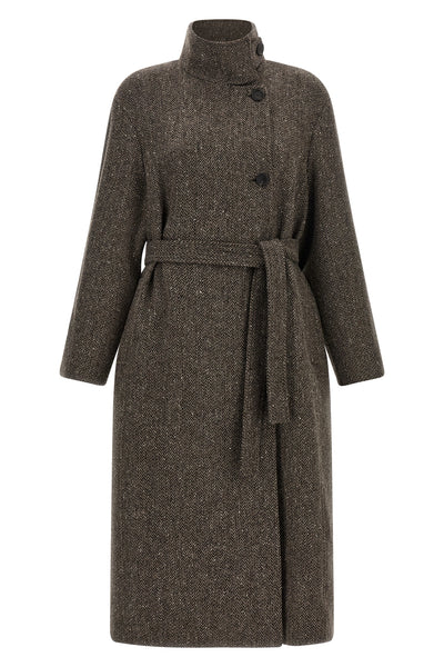 the brunello cucinelli sparkling coat redefines the codes of winter elegance t