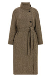 the brunello cucinelli coat redefines the codes of outerwear through an envelopi