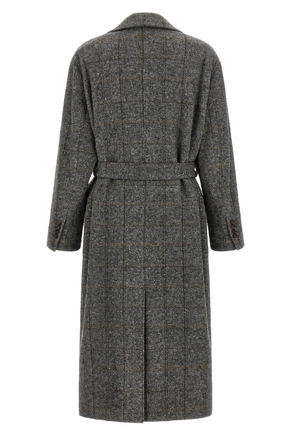 the brunello cucinelli coat defines luxury outerwear through a rigorous double-b