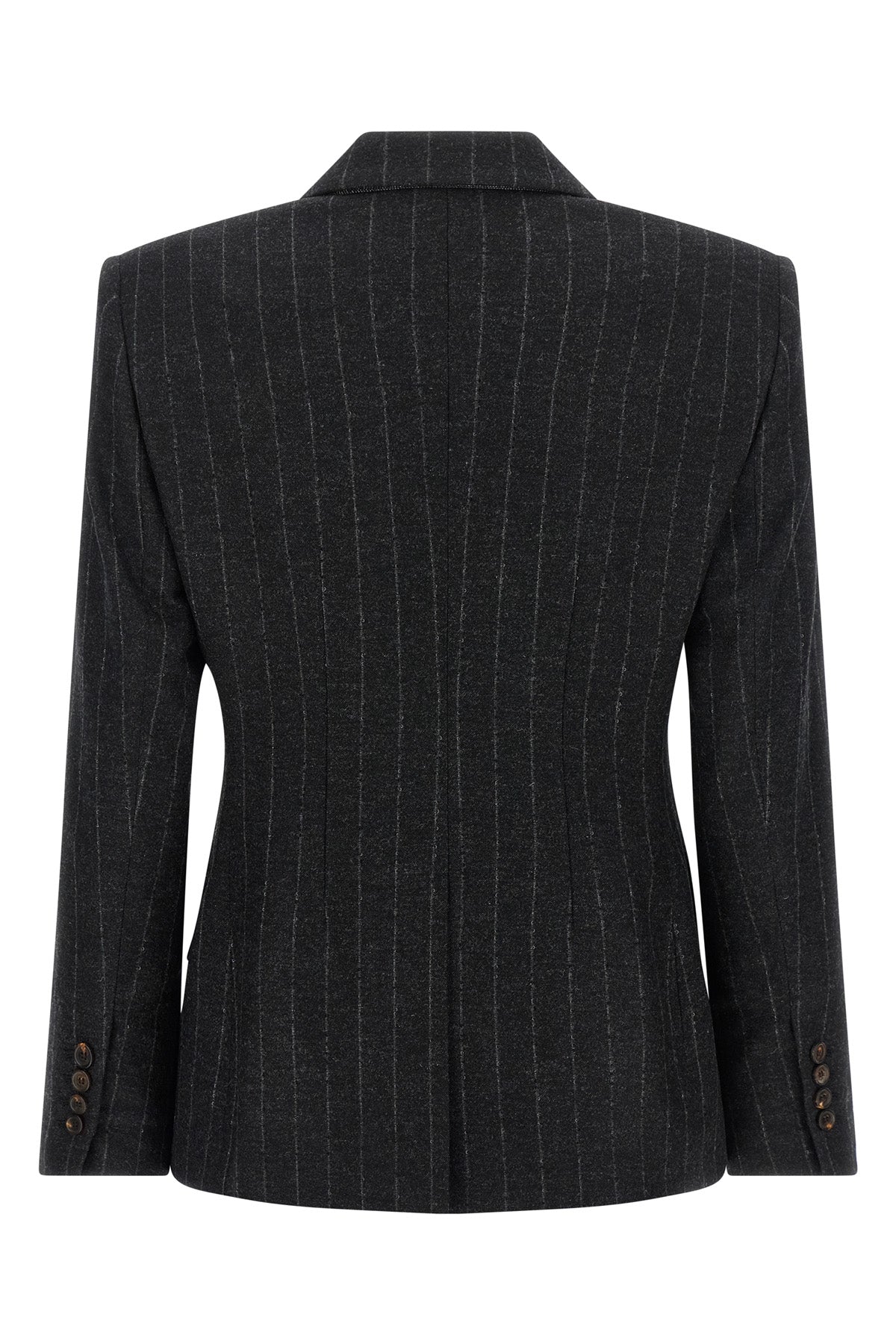 the brunello cucinelli double-breasted blazer reinterprets the codes of classic