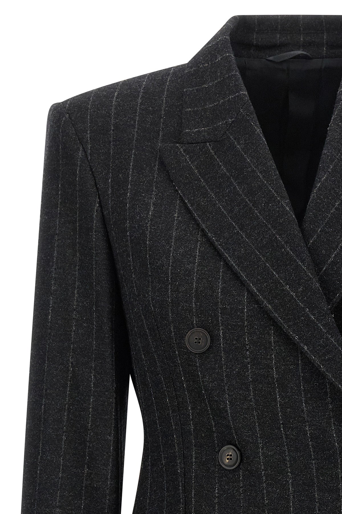 the brunello cucinelli double-breasted blazer reinterprets the codes of classic