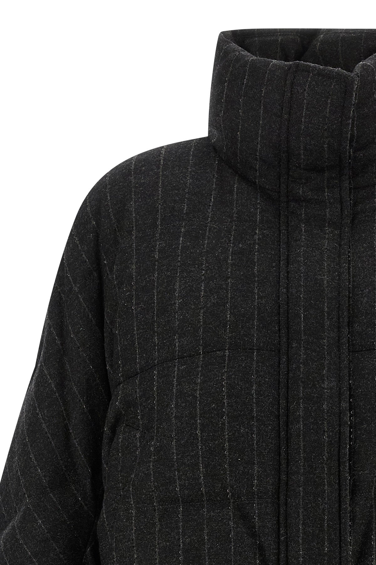 brunello cucinelli down padded down jacket redefines the codes of outerwear thro