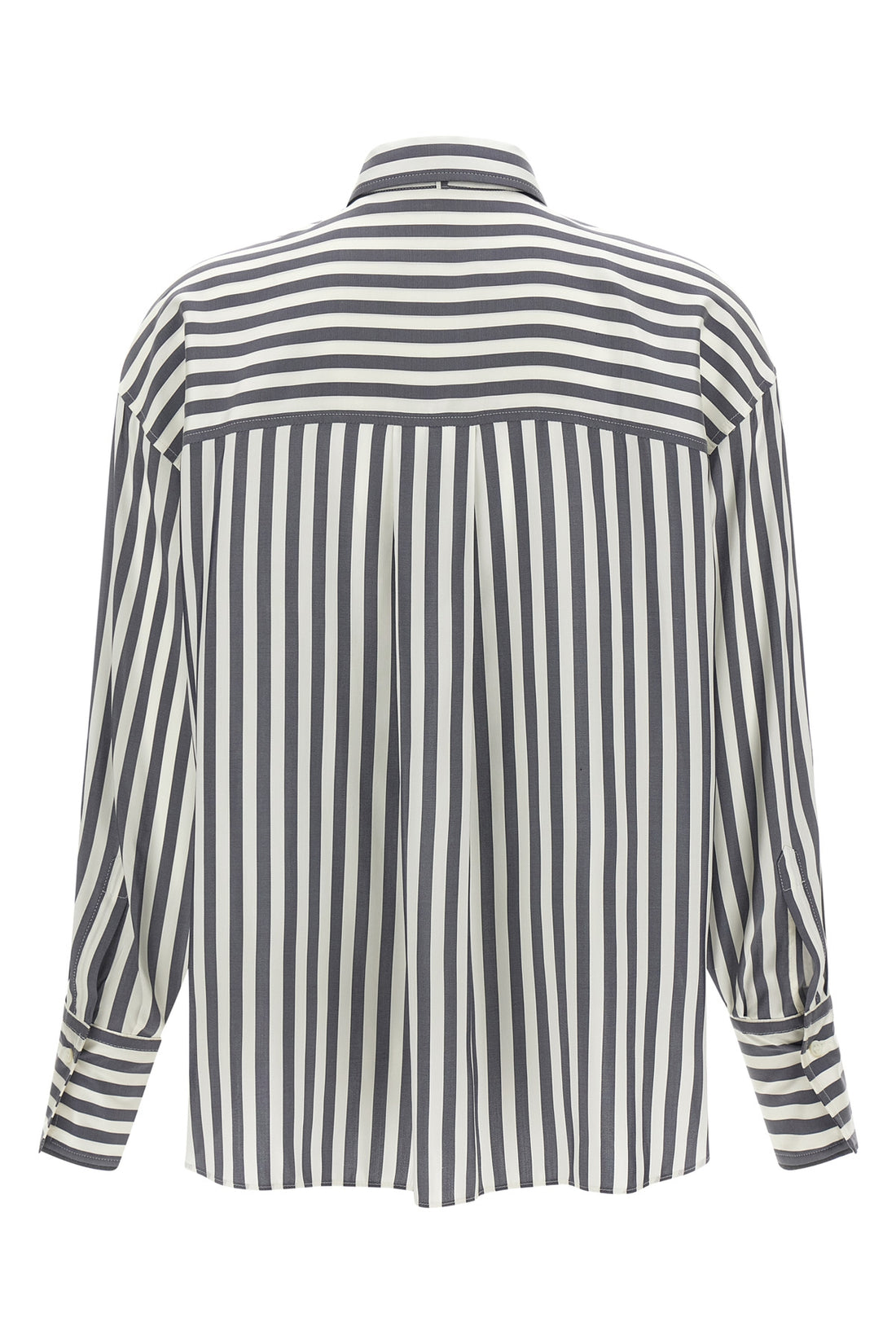 BRUNELLO CUCINELLI M the brunello cucinelli pure silk shirt reinterprets the codes of classic tailori