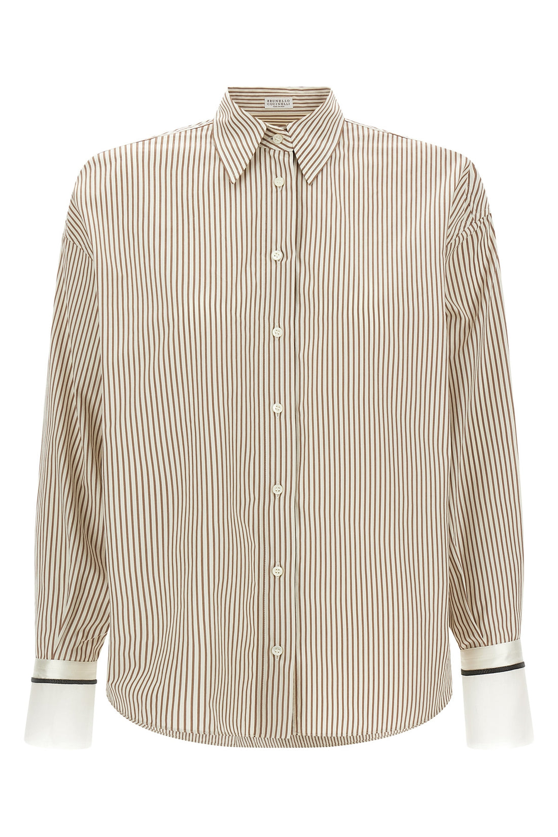 BRUNELLO CUCINELLI M the brunello cucinelli shirt defines the codes of contemporary tailoring through