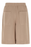 piqué cotton shorts