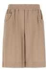 piqué cotton shorts