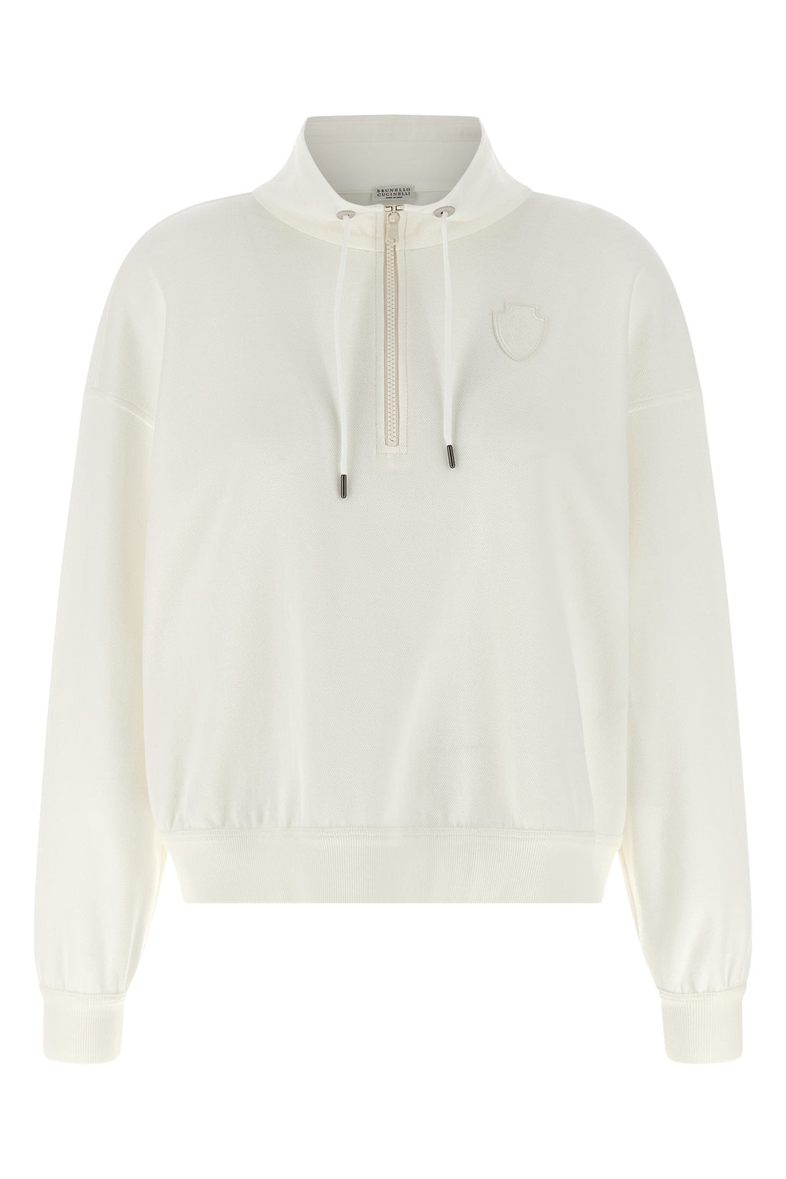 BRUNELLO CUCINELLI M piqué cotton sweatshirt
