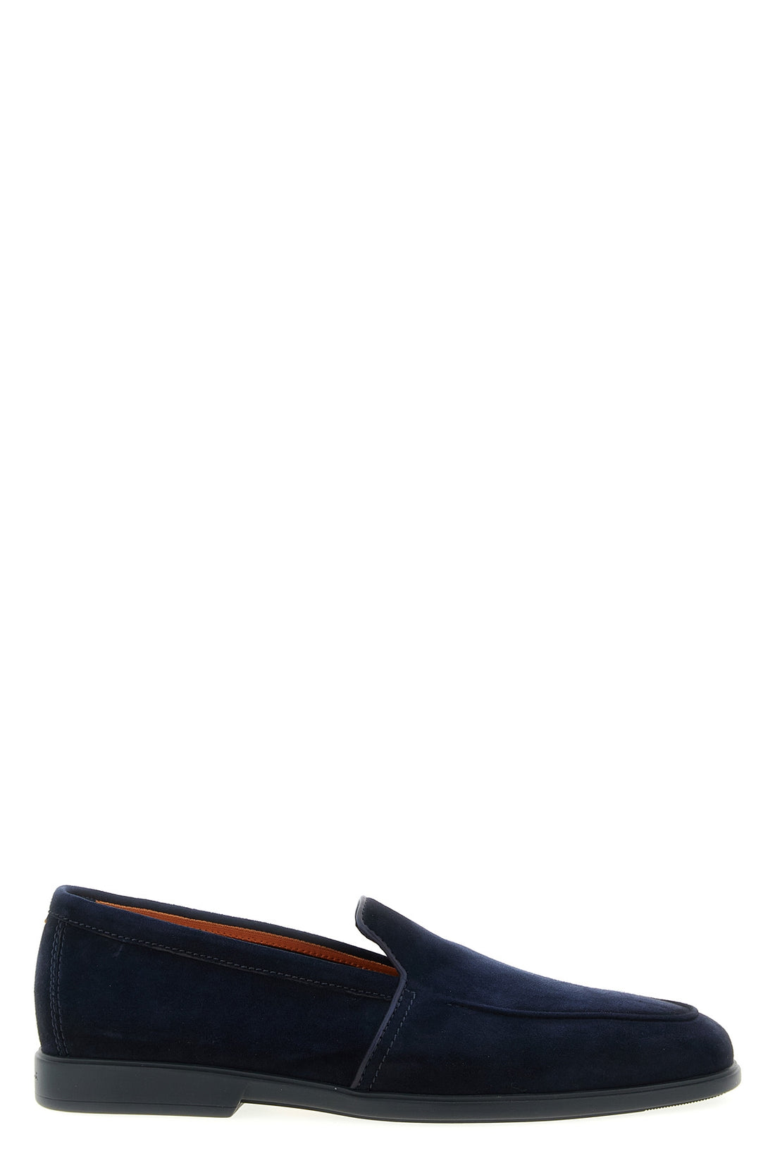 SANTONI 6 malibù suede loafers
