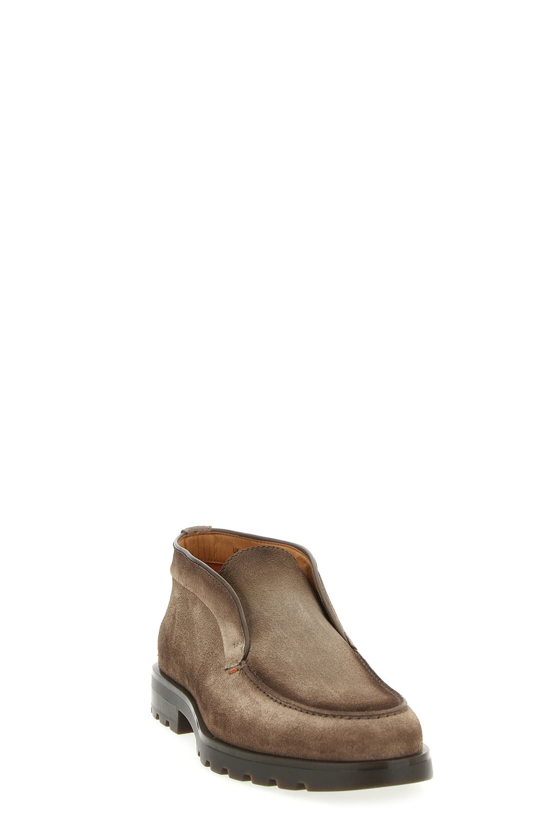 SANTONI 8.5 rock suede boots