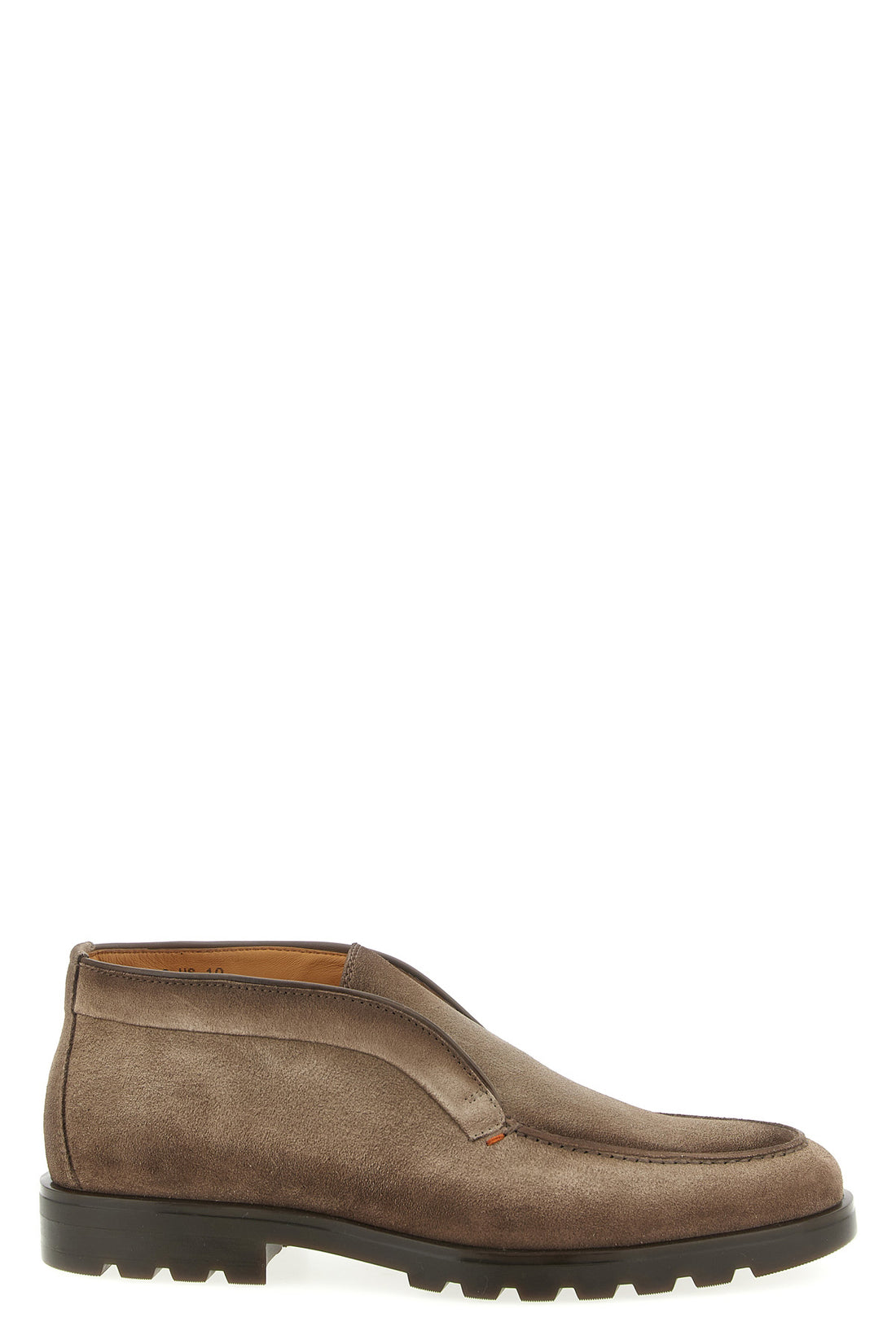 SANTONI 8.5 rock suede boots