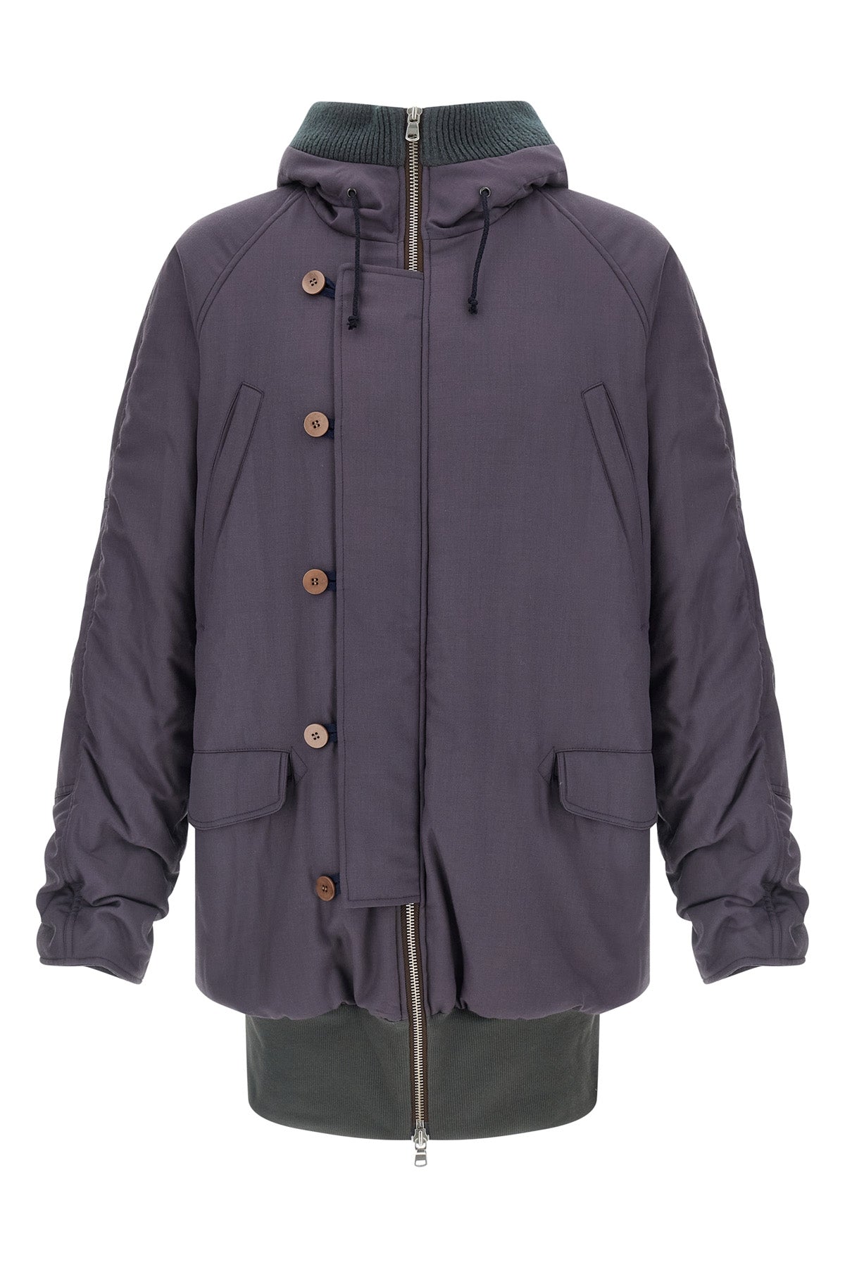 virgin wool 3/4 kenny parka