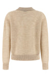 mohair and wool blend polo shirt woven