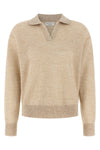 mohair and wool blend polo shirt woven