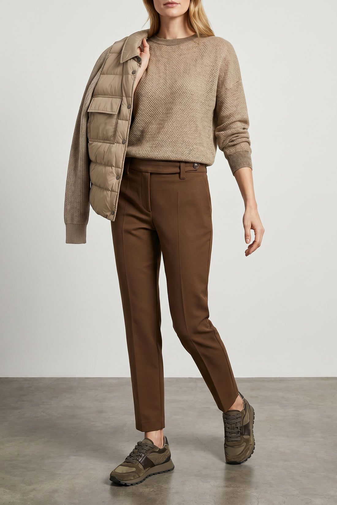BRUNELLO CUCINELLI S mohair and wool blend sweater woven