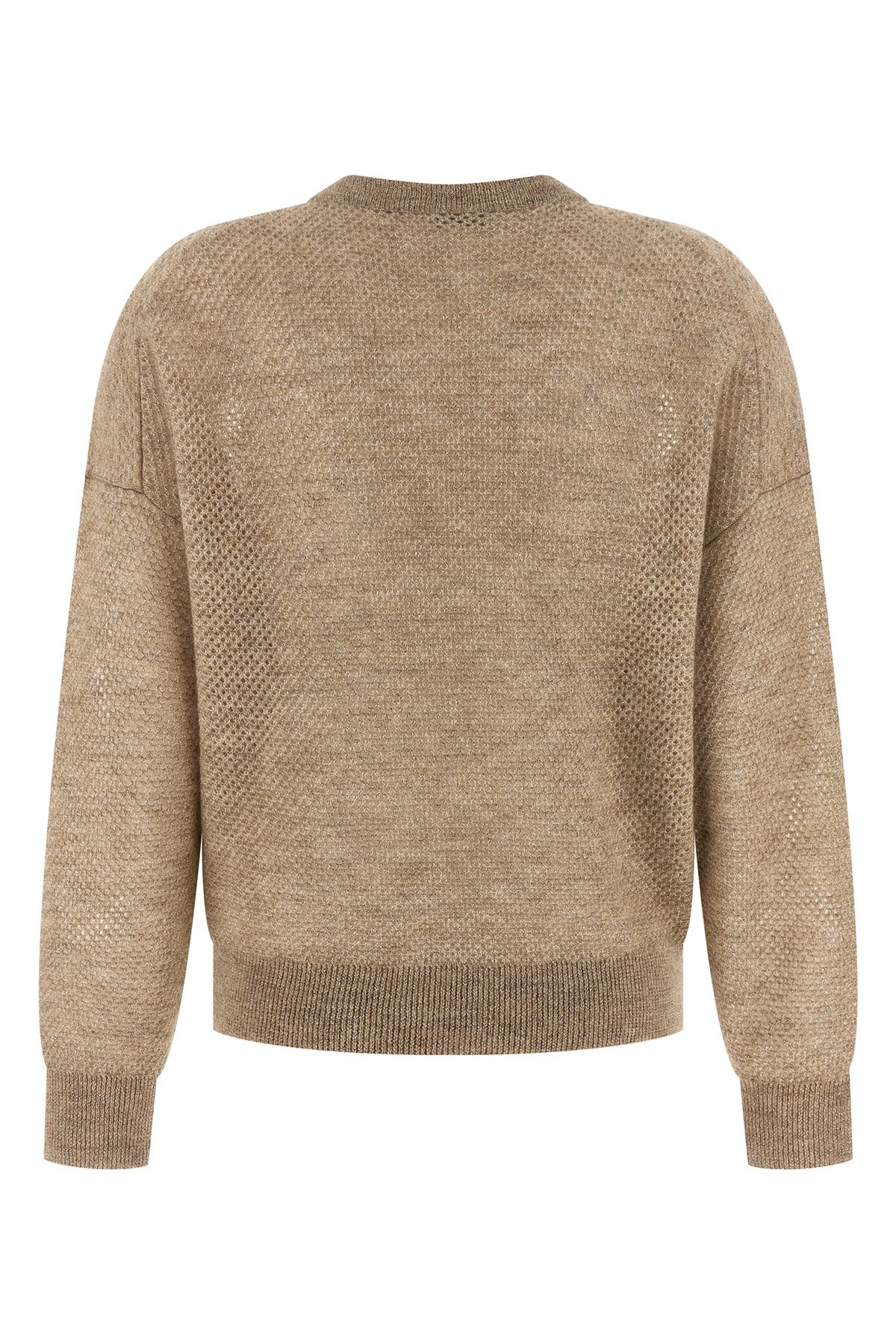mohair and wool blend sweater woven