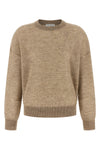 mohair and wool blend sweater woven