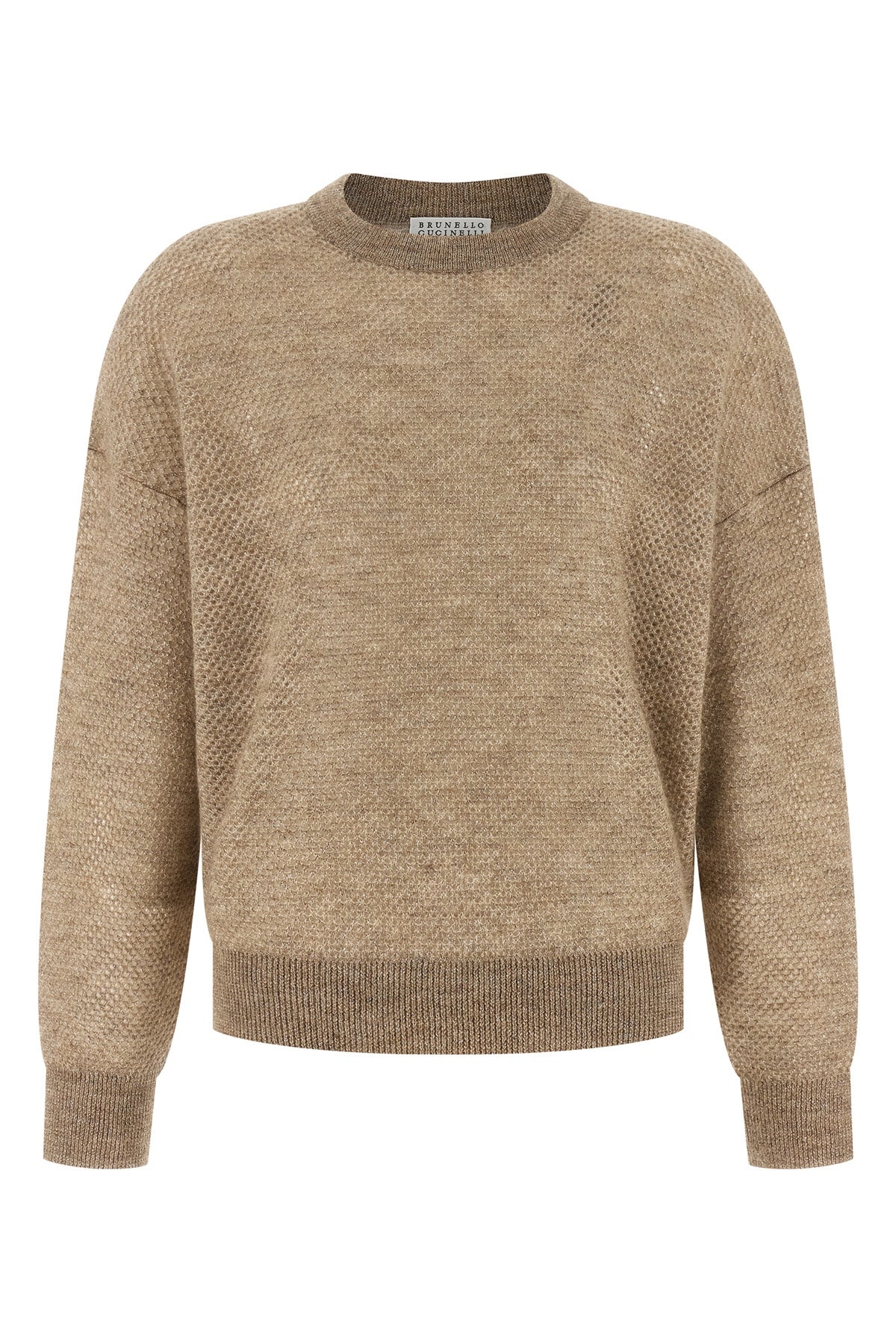 mohair and wool blend sweater woven