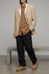 single-breasted viscose smoking rimini blazer