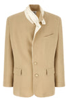 single-breasted viscose smoking rimini blazer