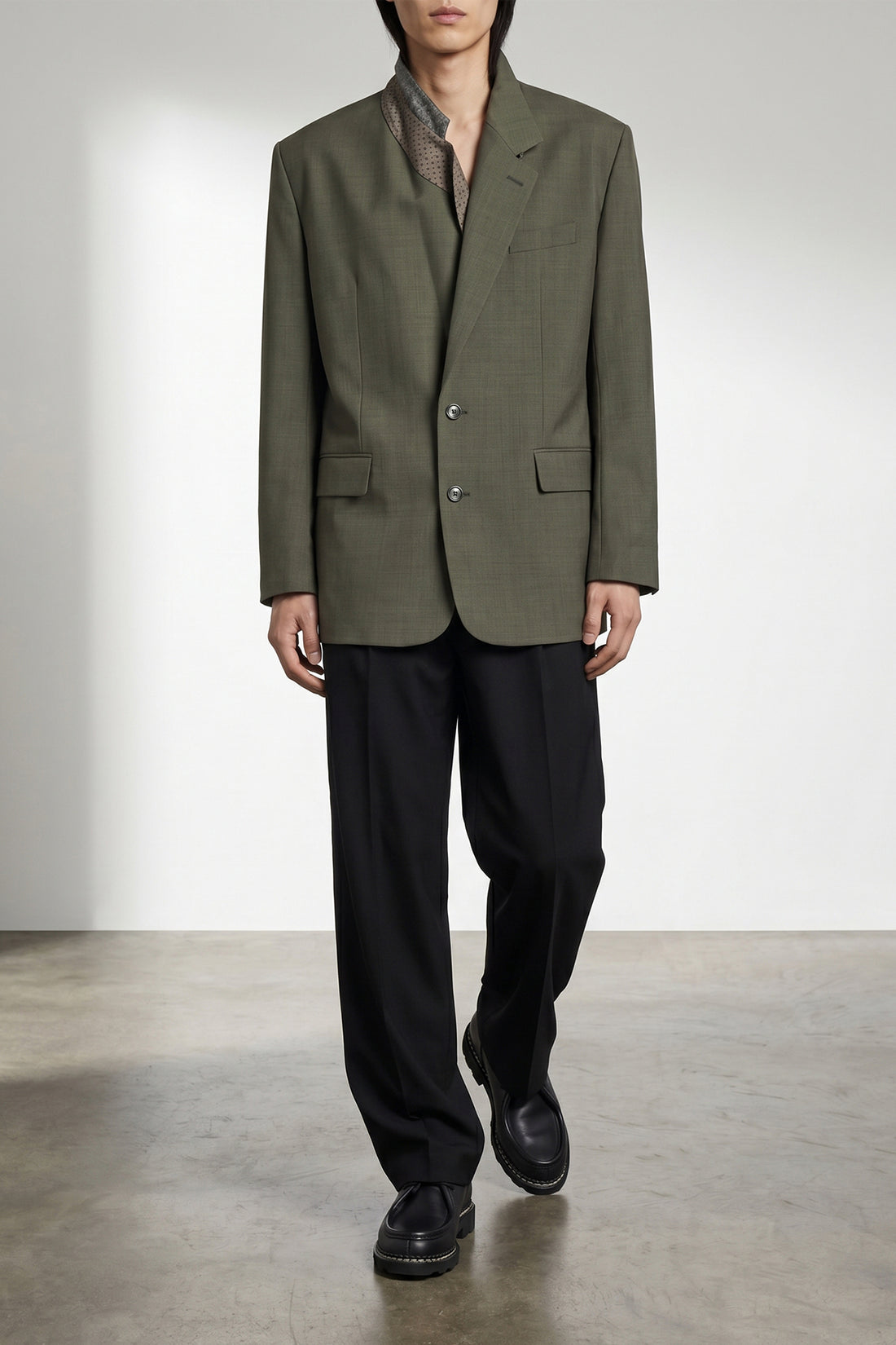 MAGLIANO L dawn rimini single-breasted virgin wool marzotto blazer