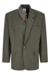 dawn rimini single-breasted virgin wool marzotto blazer