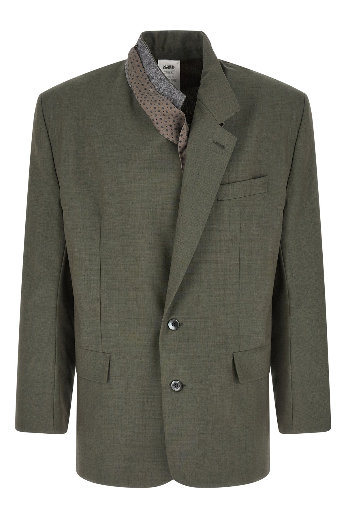 dawn rimini single-breasted virgin wool marzotto blazer