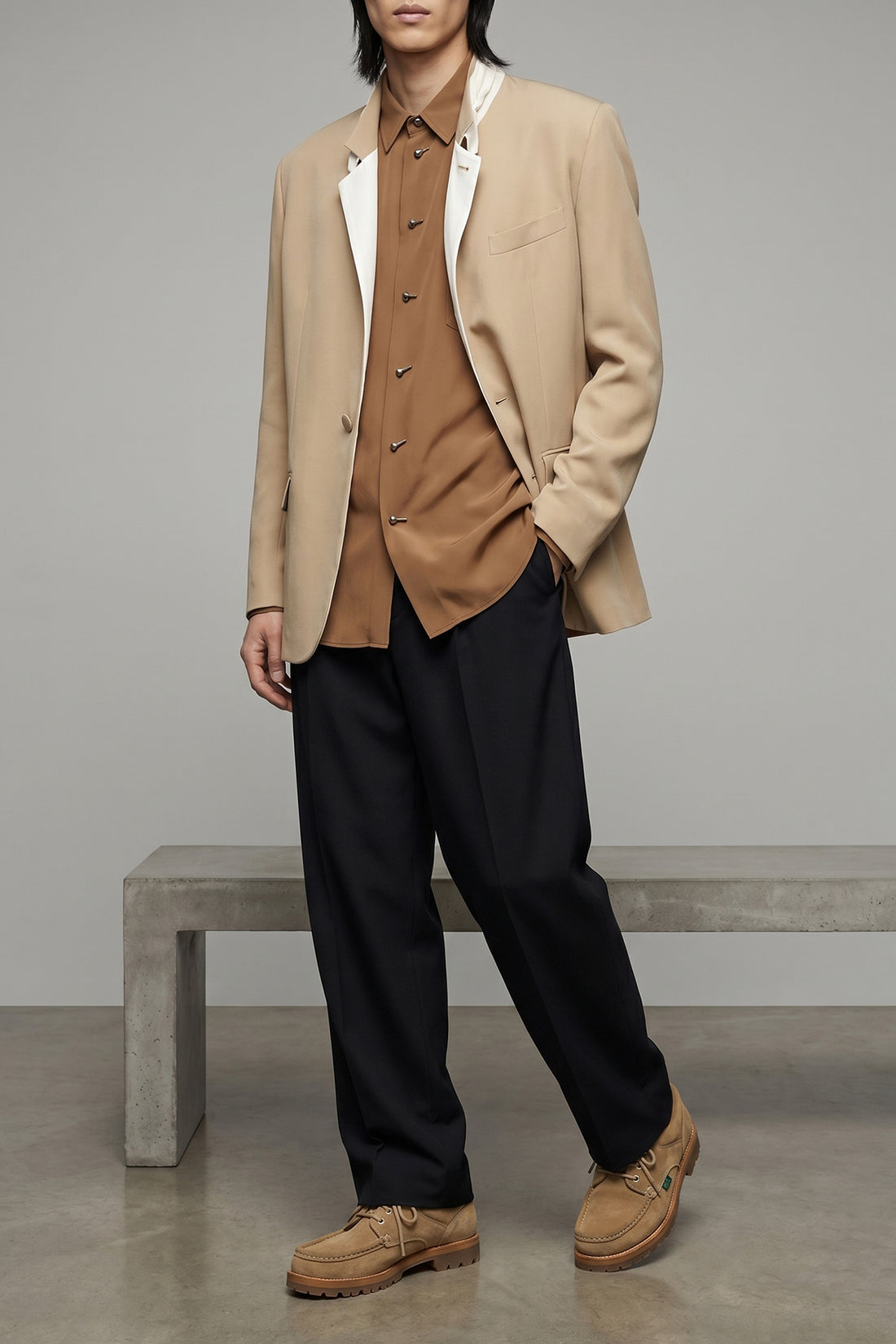 MAGLIANO M trekking shirt in light silk blend