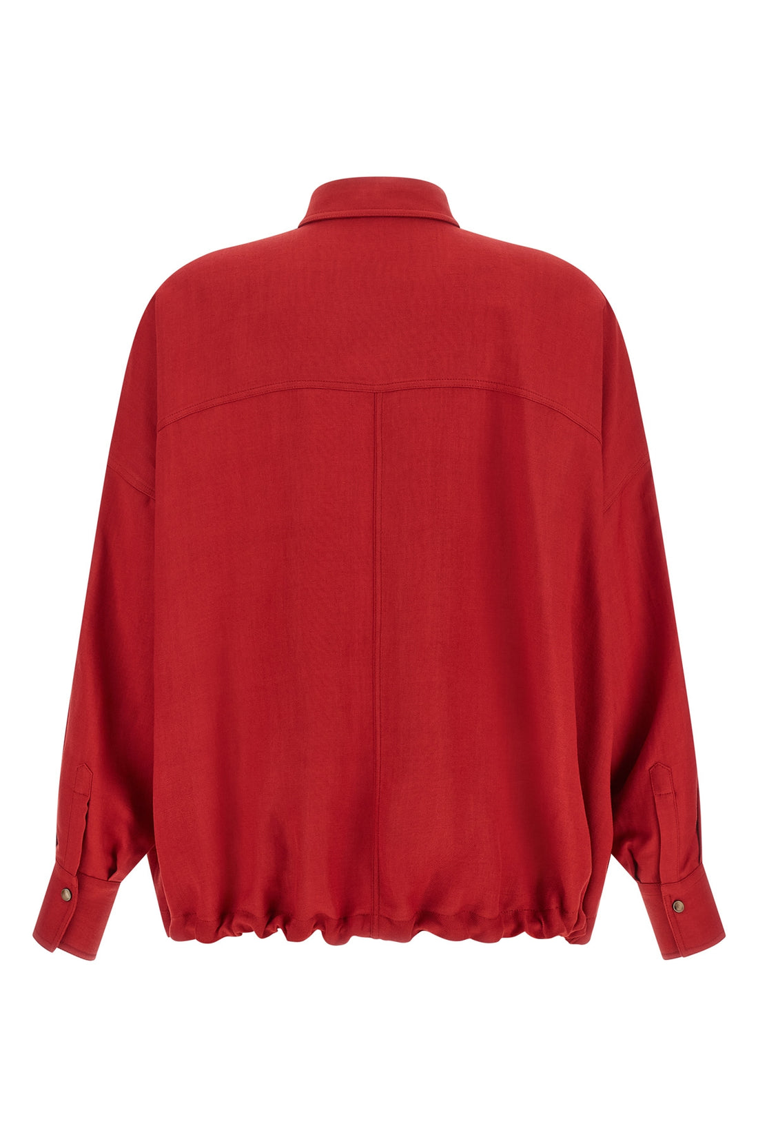 BRUNELLO CUCINELLI L linen blend twill shirt