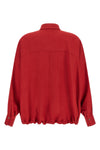 linen blend twill shirt
