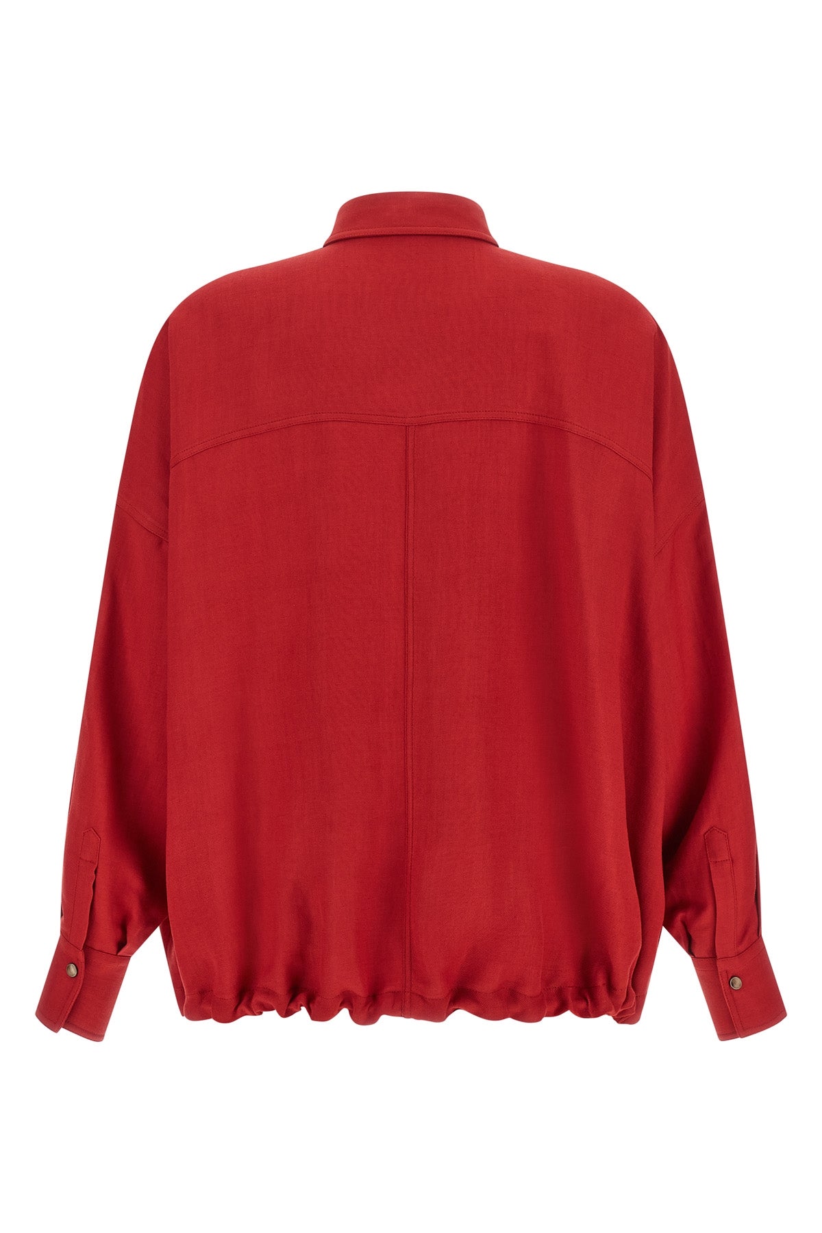 linen blend twill shirt