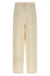 five-pocket pants in linen blend
