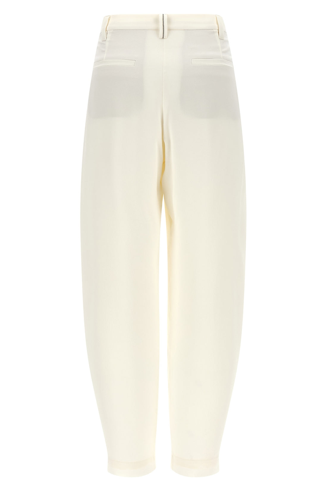 BRUNELLO CUCINELLI 44 sartorial-inspired fluid linen blend twill pants