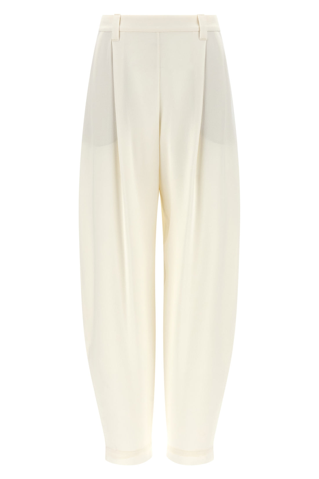 BRUNELLO CUCINELLI 44 sartorial-inspired fluid linen blend twill pants