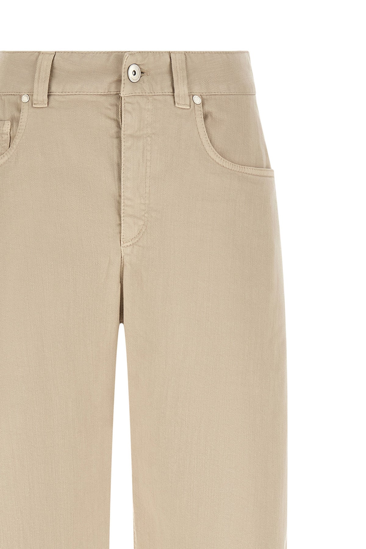 brunello cucinelli trousers redefine the codes of casual dress through a wide an