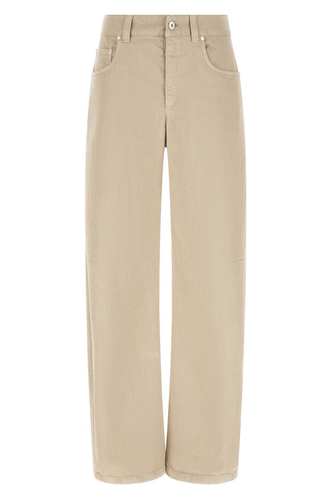 BRUNELLO CUCINELLI 36 brunello cucinelli trousers redefine the codes of casual dress through a wide an