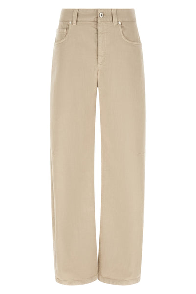 brunello cucinelli trousers redefine the codes of casual dress through a wide an