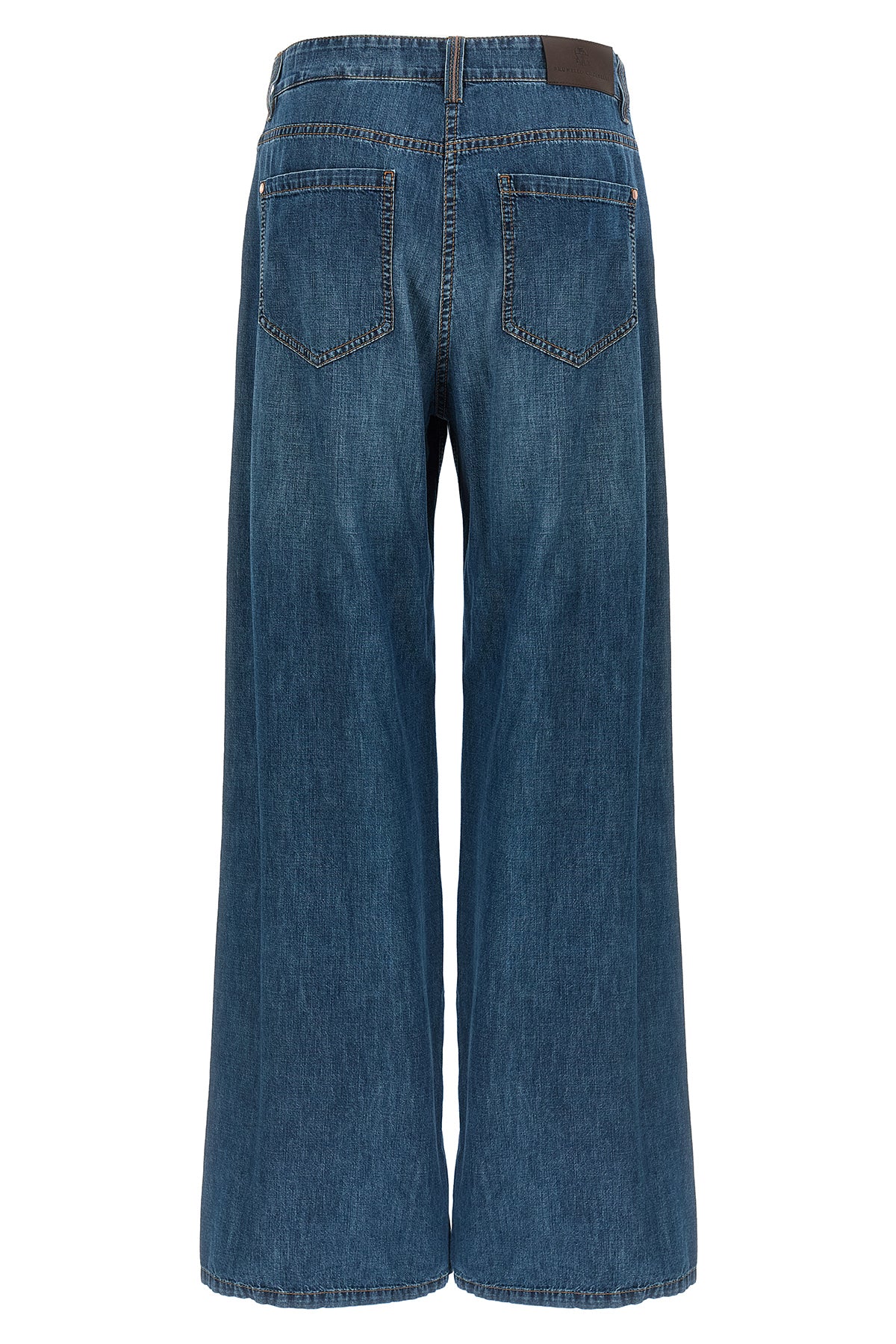 light stonewashed cotton denim jeans