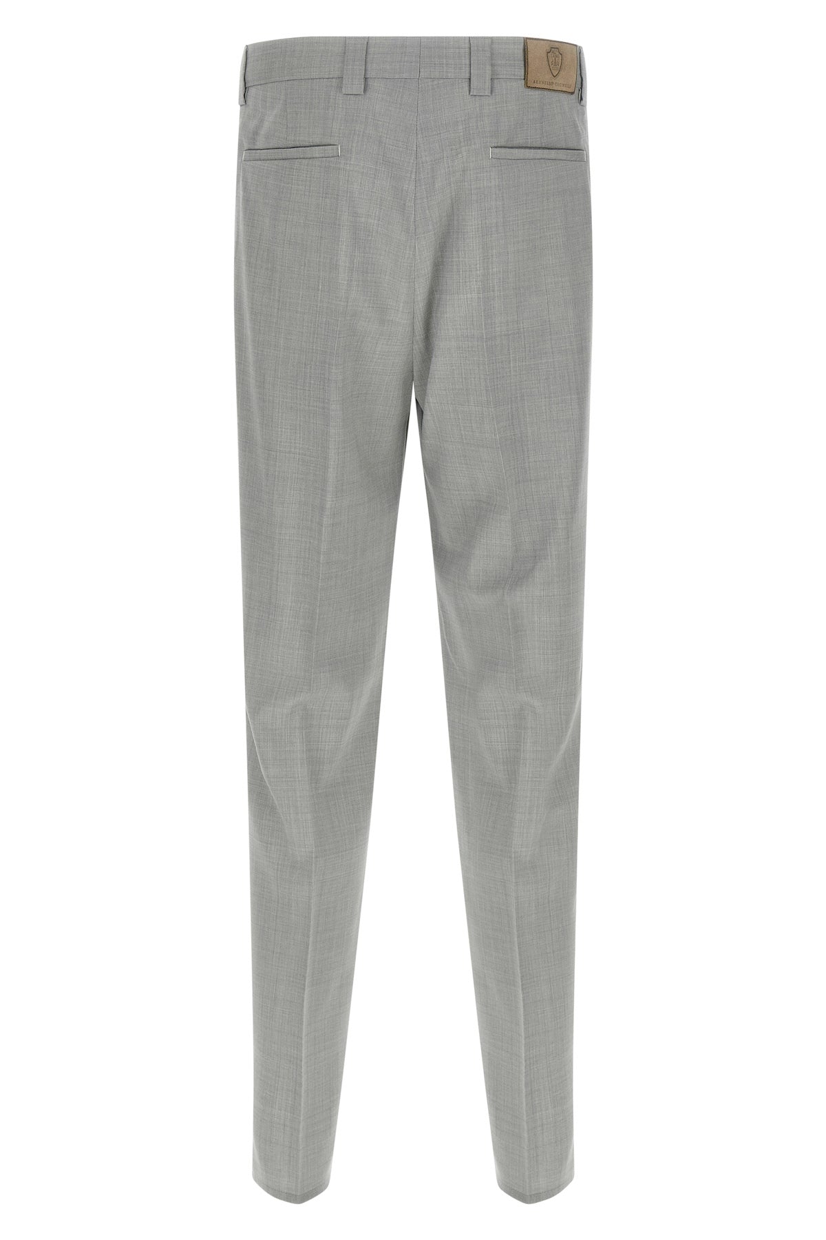 virgin wool dynamic canvas trousers