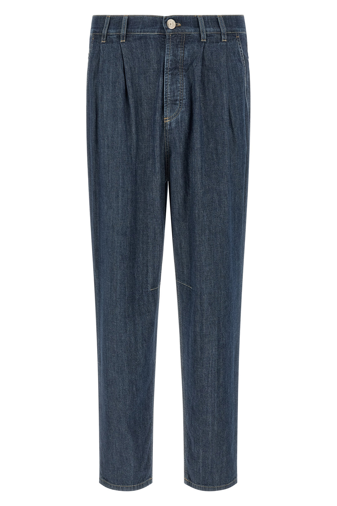 BRUNELLO CUCINELLI 50 chinos in denim cotton