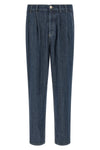 chinos in denim cotton