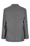 light virgin wool and silk hopsack blazer