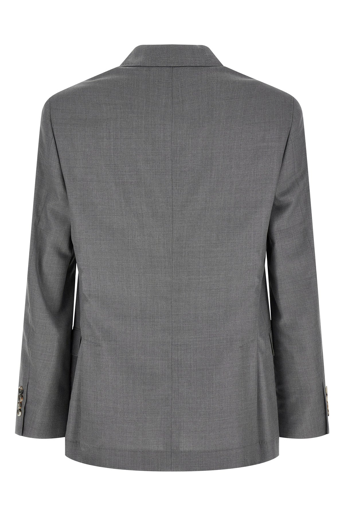 light virgin wool and silk hopsack blazer