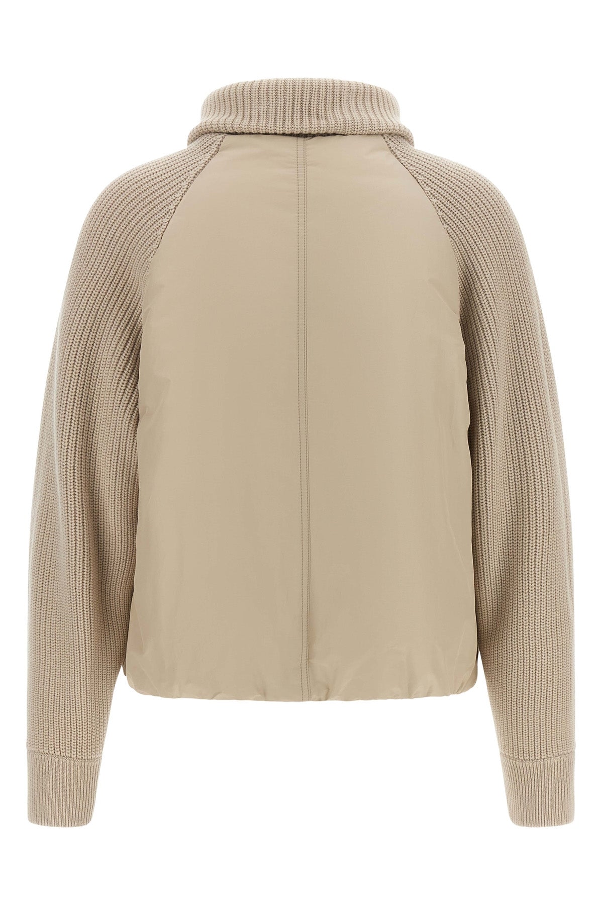 brunello cucinelli down jacket reinterprets outerwear through a sophisticated hy