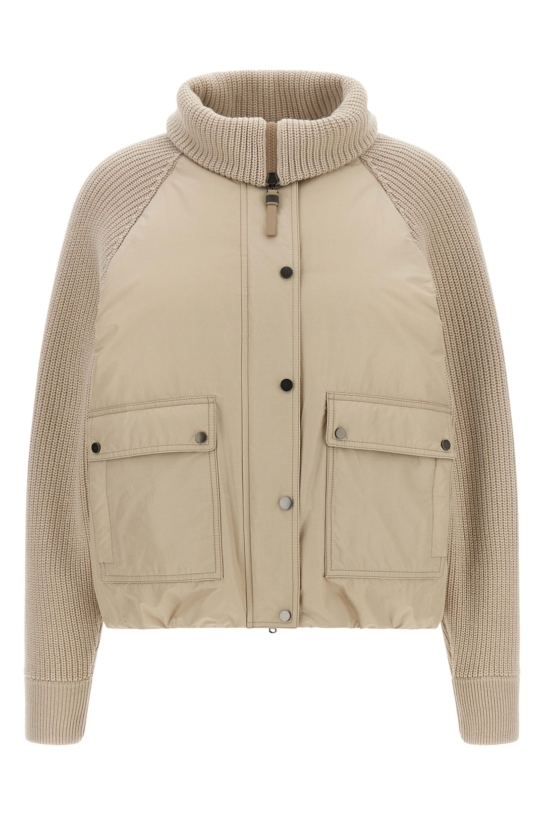 BRUNELLO CUCINELLI 38 brunello cucinelli down jacket reinterprets outerwear through a sophisticated hy