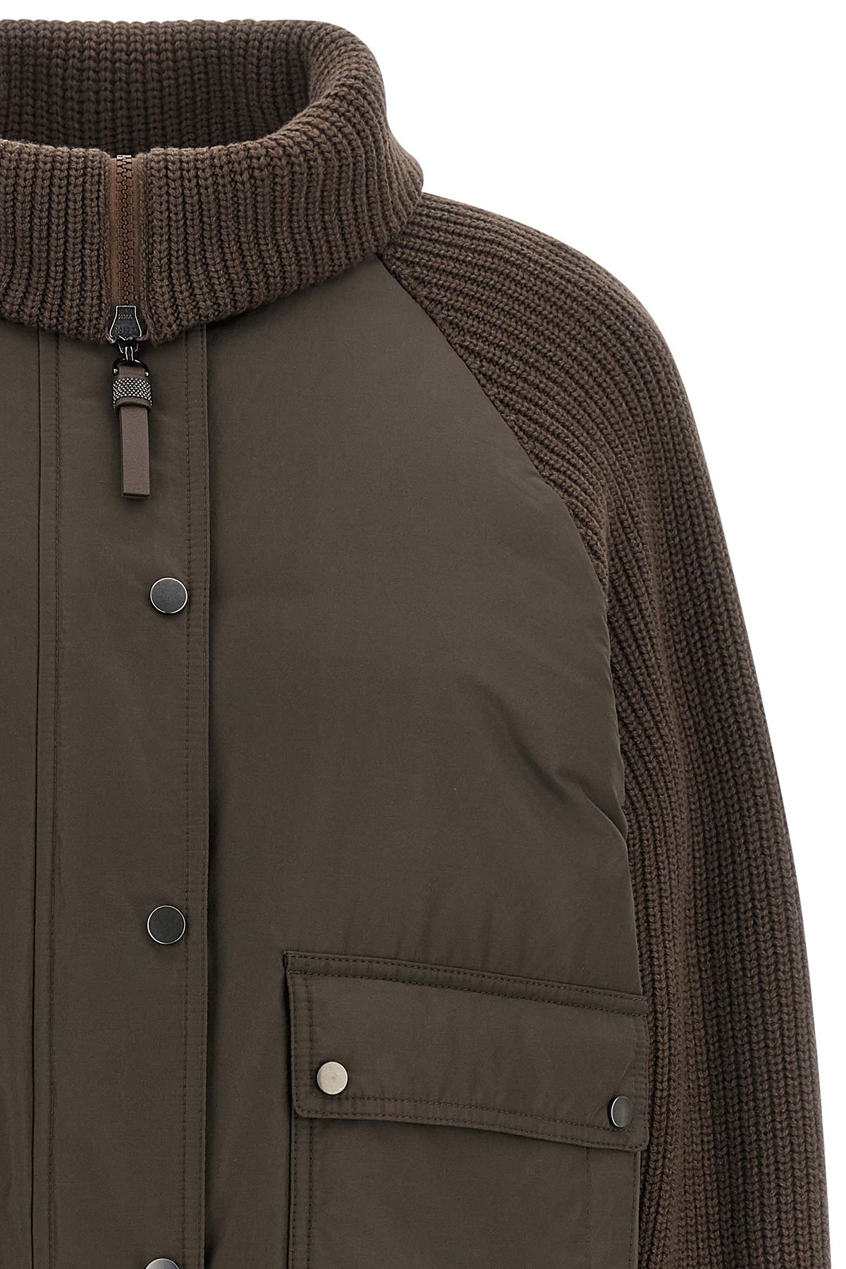 brunello cucinelli down jacket redefines the codes of outerwear through a sophis