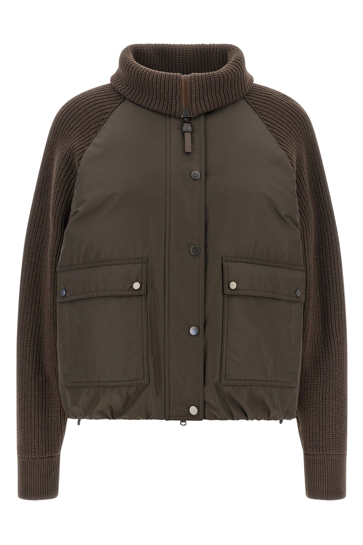 brunello cucinelli down jacket redefines the codes of outerwear through a sophis