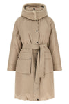 the long brunello cucinelli down jacket redefines the volumes of outerwear throu